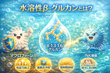 水溶性βグルカンとは？免疫・美肌・便秘解消効果と食品を解説